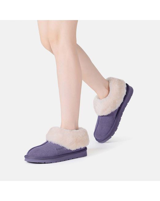 EVER AU Purple Ibis Slippers