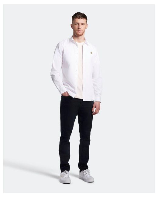 Lyle & Scott White Plain T-Shirt for men