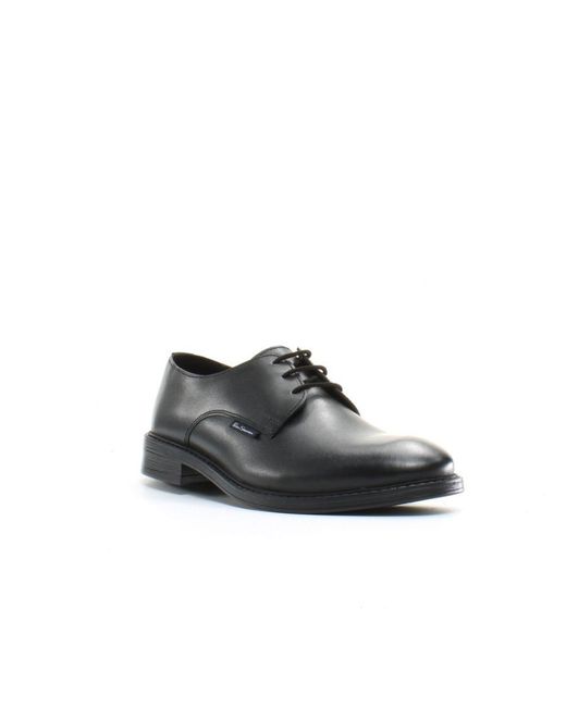 Ben Sherman Black Pearce Shoes Leather for men