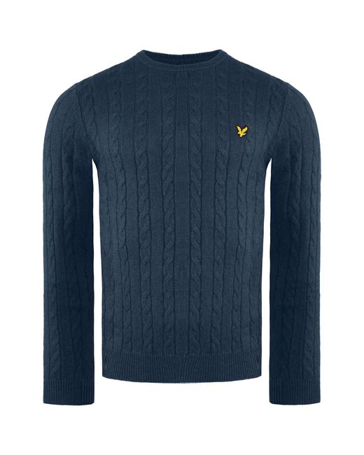 Lyle & Scott Cable Pullover in Blue für Herren
