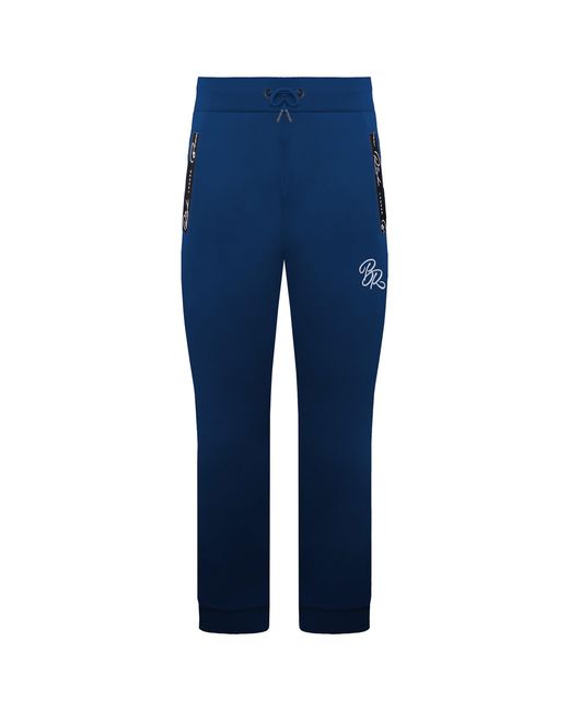 Born Rich Blue Foletti Track Pants for men