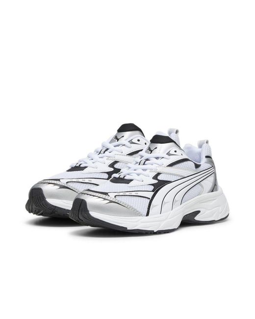 PUMA White Morphic Base Sneakers Trainers