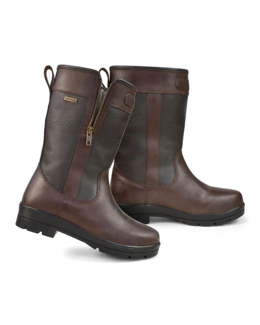 Brogini Black Adult Abruzzo Leather Country Boots
