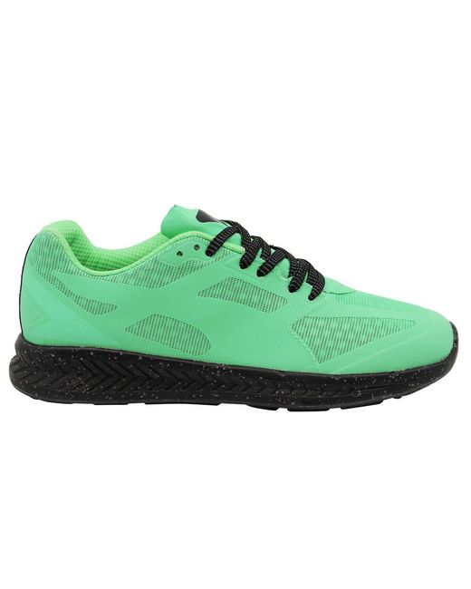 PUMA Green Ignite X Icny Ice Cream Mint Low Lace Up Trainers 361096 02 for men