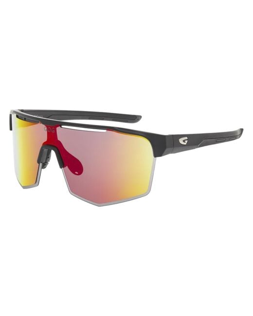 G.O.D Eyewear Black Uv400 Cycling Sunglasses With Mirror Scratch-Resistant Polycarbonate Lens