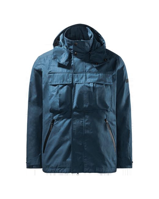 Jack Wolfskin Blue Tech Lab The Utility Jacket Cotton for men