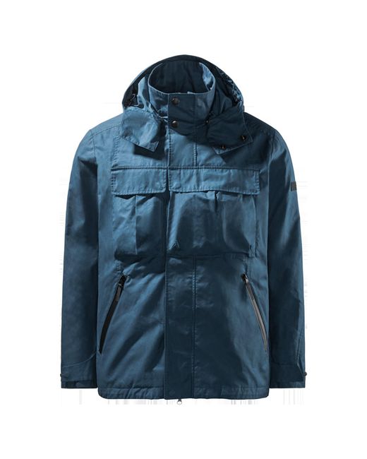 Jack Wolfskin Blue Tech Lab The Utility Jacket Cotton for men