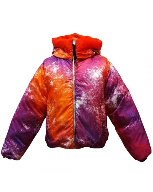 Parajumpers Red Cynthia Reverso Down Jacket Polyamide
