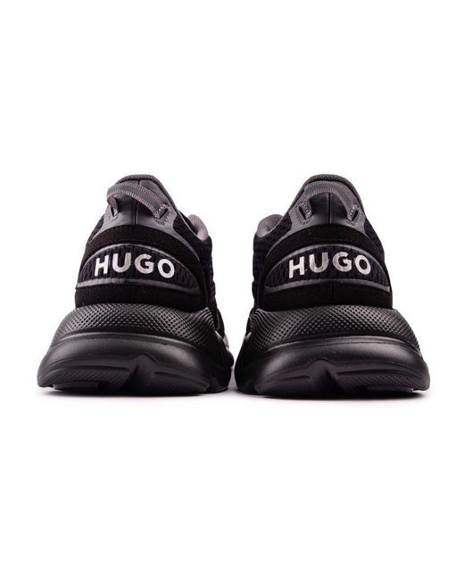 HUGO Leon Runn Sneakers in het Black voor heren