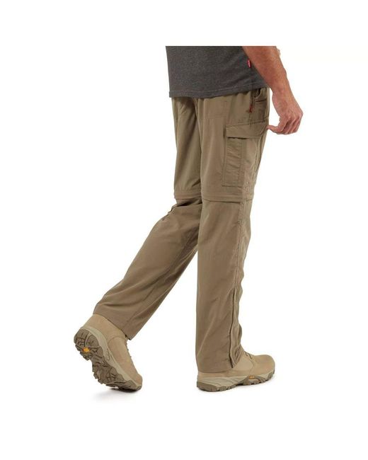 Craghoppers Natural Convertible Nosilife Stretch Trousers for men