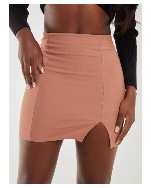 Pink Vanilla Natural Bandage Mini Skirt