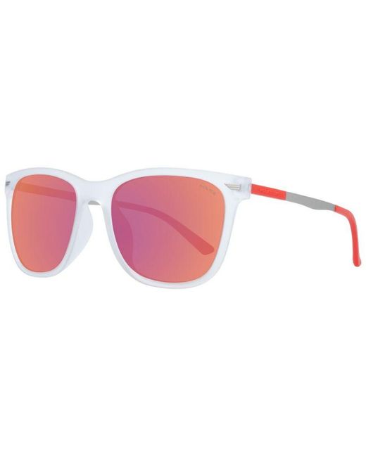 Police Pink Rectangle Sunglasses for men