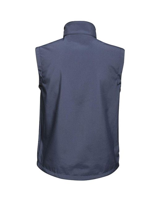 Regatta Blue Octagon Ii Printable Soft Shell Bodywarmer /Seal) for men