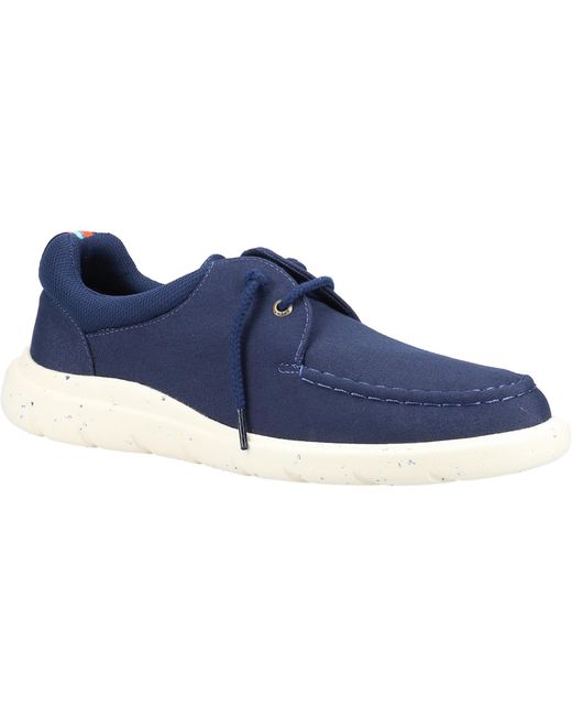Sperry Top-Sider Blue Capt Launch Moc Seacycled Uppers Lace-Up Shoes for men
