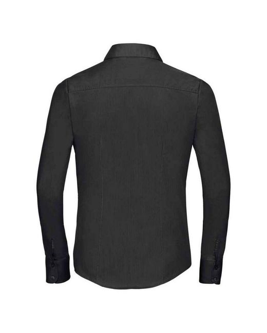 Russell Blue Collection /Ladies Poplin Fitted Long-Sleeved Formal Shirt