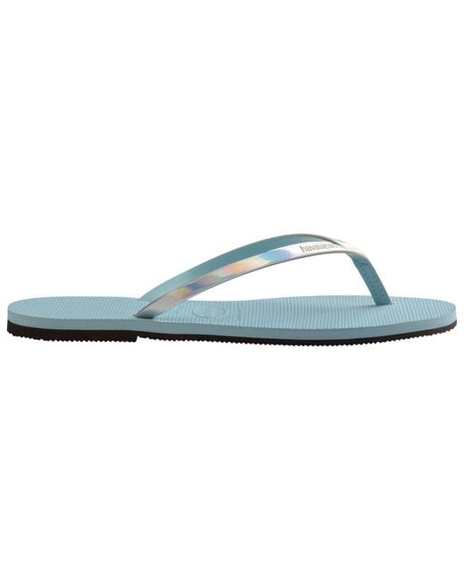 Havaianas Blue Thong Toe Flip Flops Sandals