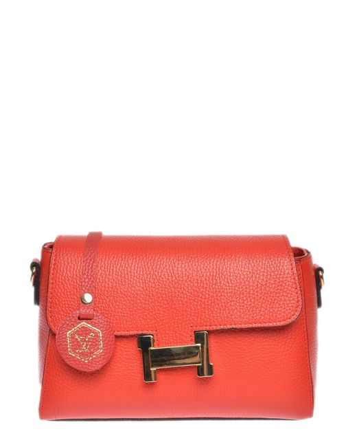 Luisa Vannini Red Rindsledertasche