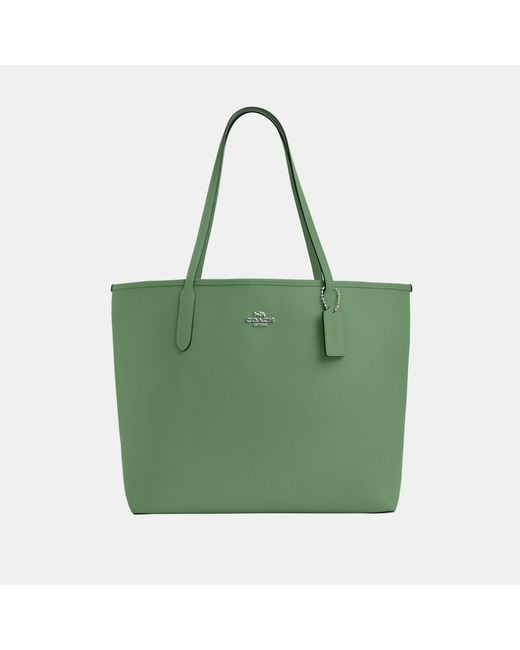 COACH City Tote in Green Lyst UK