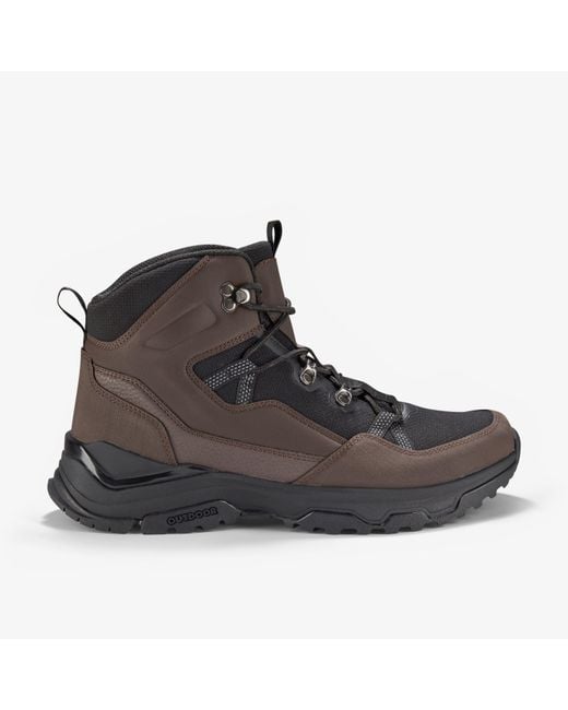 Clarks Brown Huntsham Lace Boots for men