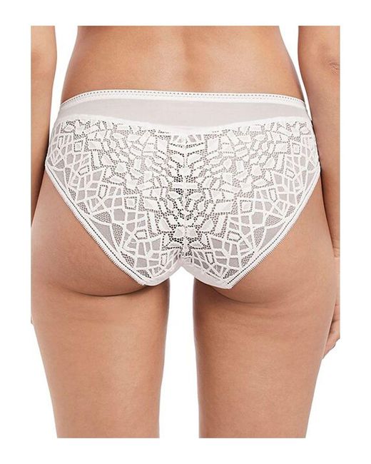 Freya White Soiree Lace Brief