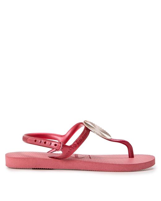Havaianas Pink Embllshoody S Toe Post Thong Sandals