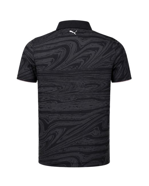PUMA Black X Scuderia Ferrari Race Polo Shirt for men