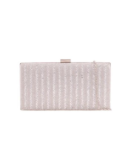 SVNX Black Diamante Boxy Clutch