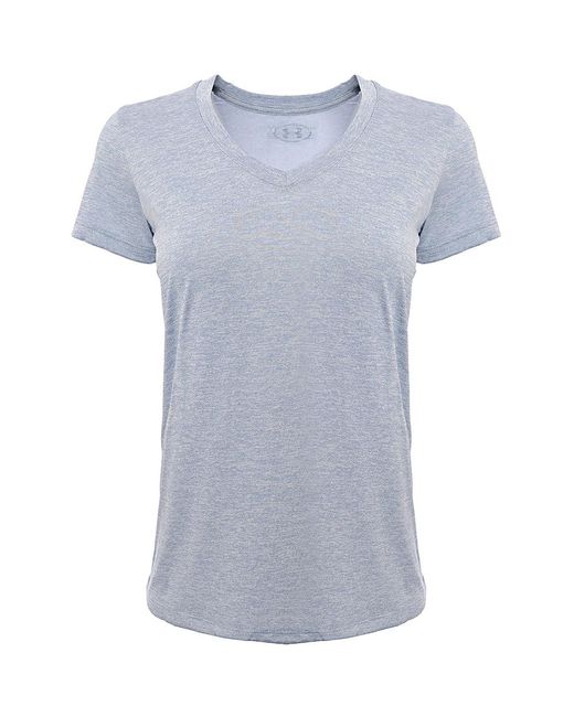 Under Armour Blue Training Tech Twist V Neck