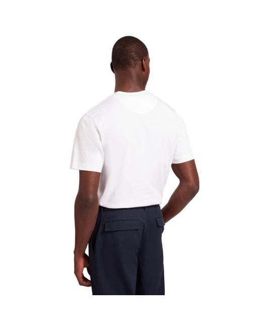 Ted Baker White Kuyrt Branded T-Shirt Cotton for men