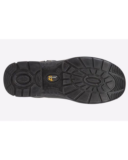 Grafters Black Compton Safety Boots (Extra Wide Fit) for men