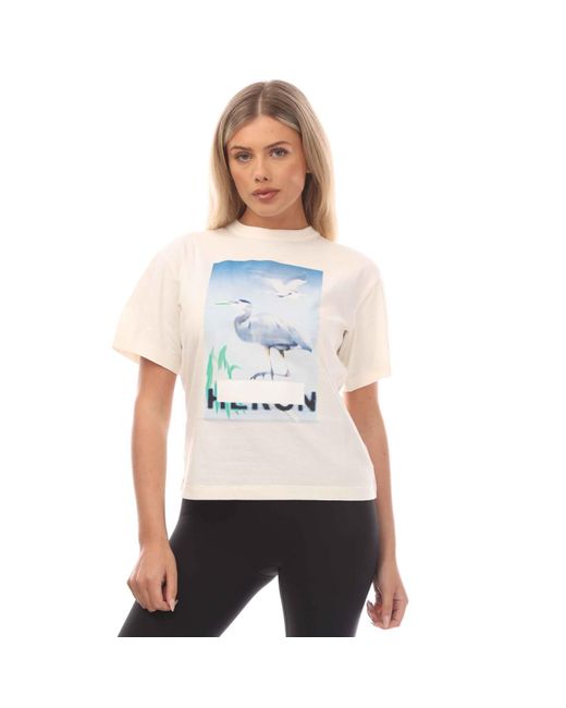 Heron Preston White Censored Heron T-shirt
