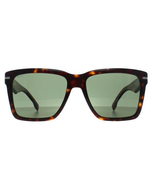 Boss Green Rectangle Havana 1745/S