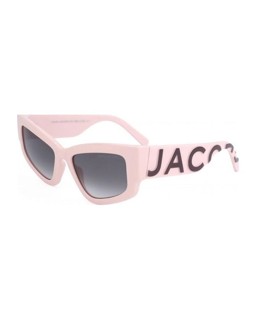 Marc Jacobs Pink 55Mm Burgundy Sunglasses Marc796-S-Nxa-55