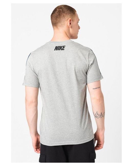 Nike Gray Sportswear Repeat T Shirt Club for men