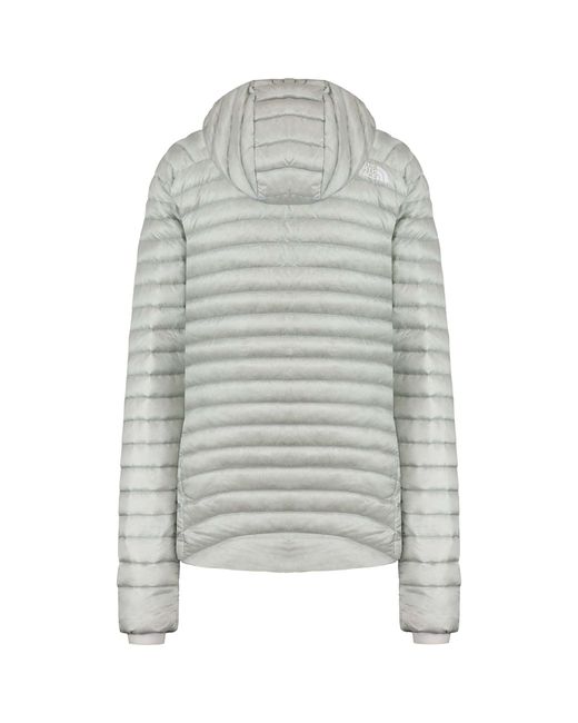 The North Face Gray Stretch Down Light Jacket