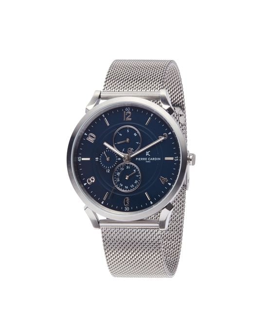 Pierre Cardin Blue Pigalle Boulevard Watch Cpi.2028 Stainless Steel for men