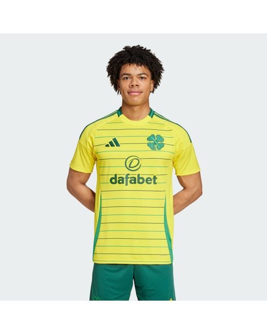 Adidas Originals Green Celtic Fc 24/25 Away Jersey for men