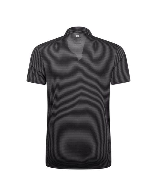 Mountain Warehouse Black Fairway Isocool Polo Shirt () for men