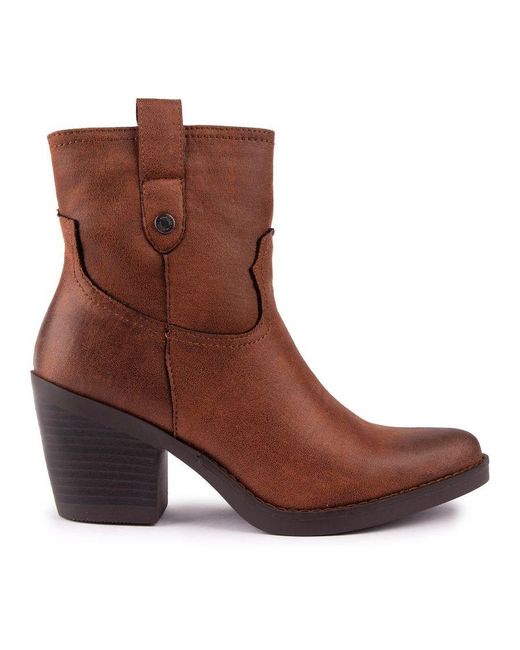 Refresh Brown Western Classic Boots