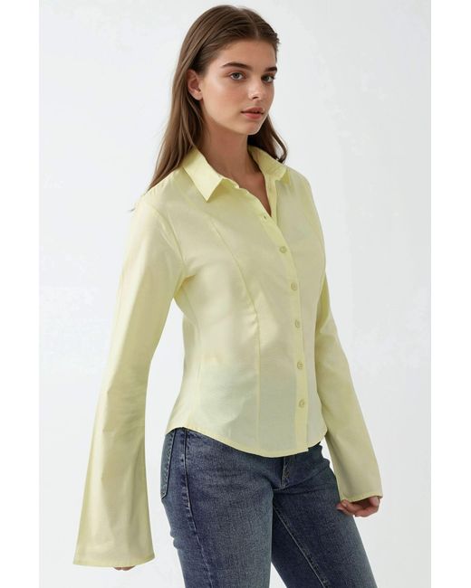 Hiccup Green Fitted Long Sleeve Shirt