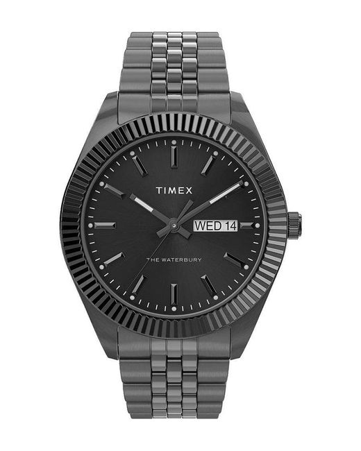 Timex Waterbury Legacy Horloge Zwart Tw2v17700 in het Gray voor heren