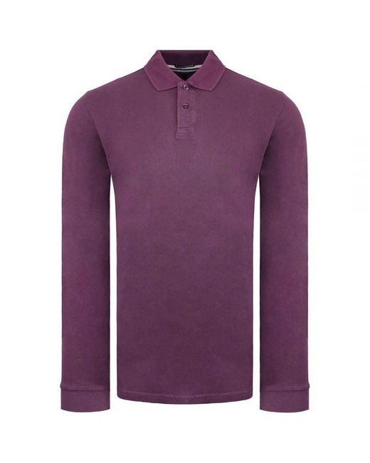 Weekend Offender Purple Austin Dark Grape Polo Shirt for men