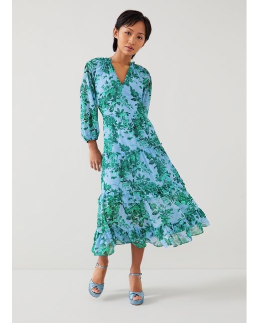 L.K.Bennett Blue Eleanor Petite Dresses
