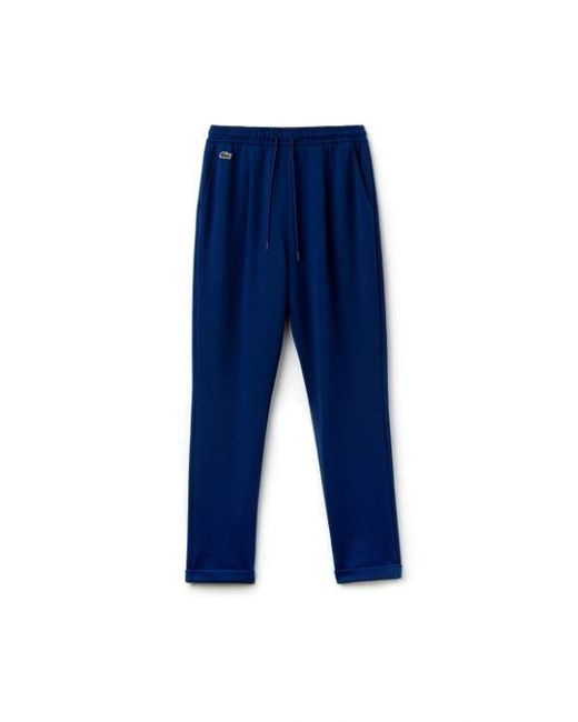 Lacoste Blue Logo Track Pants Cotton for men