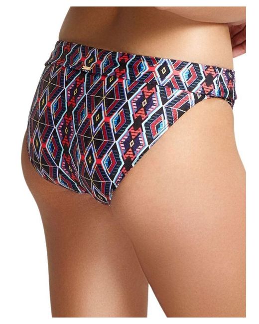 Panache Blue Elle Folded Bikini Pant