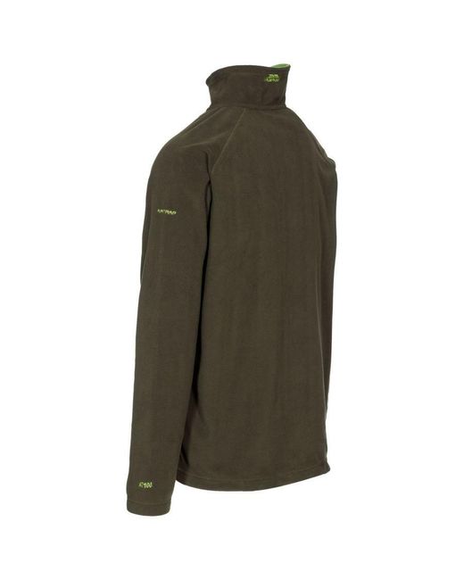 Trespass Green Blackford Microfleece for men