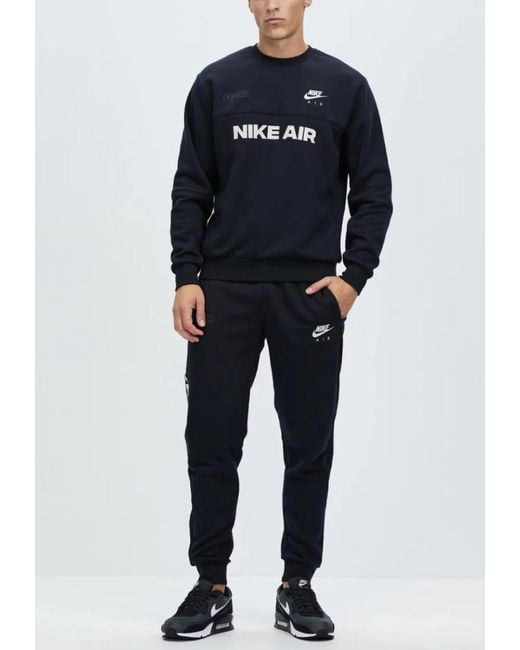 Mens nike crew neck tracksuit hotsell