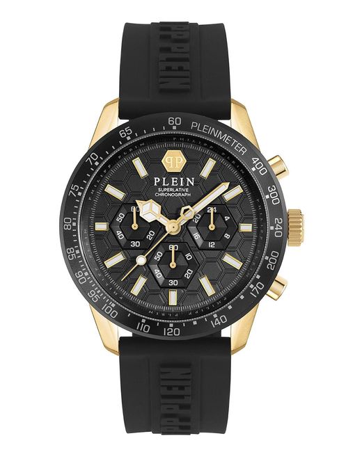 Philipp Plein Black Pleinmeter Watch Pwpya0224 for men