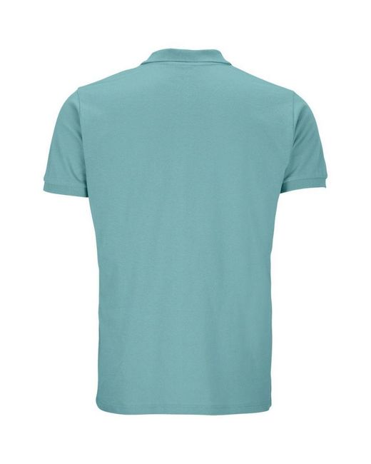 Sol's Blue Planet Piqué Organic Polo Shirt (Pool) for men