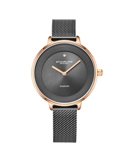 Stuhrling Gray Symphony 3946 Quartz 37Mm Classic